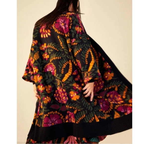 FARM Rio | Sweaters | Farm Rio Brazil Wool Blended Long Cardigan S |  Poshmark